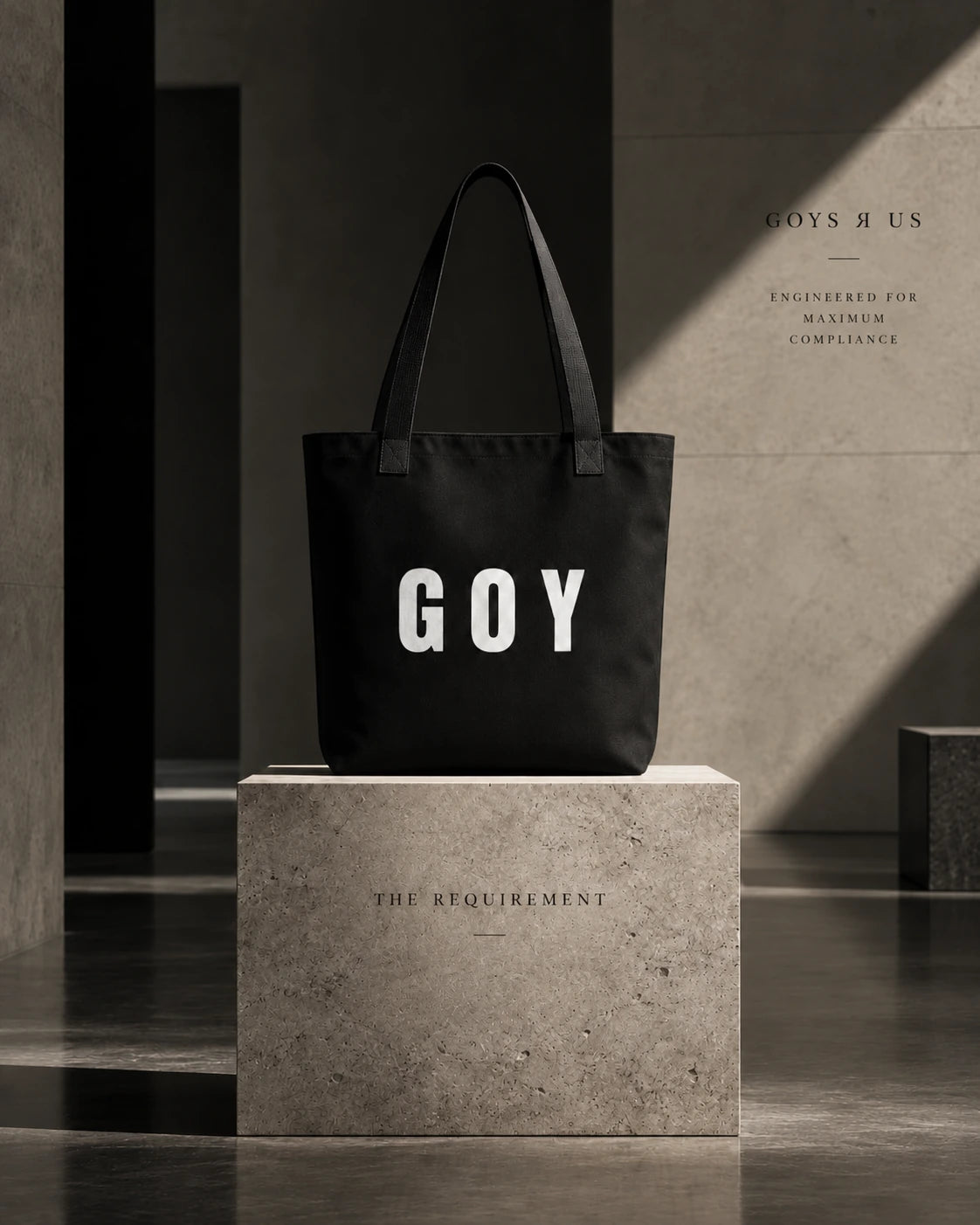 GOYS Я US campaign visualisation. Styling and fit are illustrative; refer to the original product photographs.
